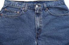 画像3: 00s メキシコ製 Levi'sリーバイス 550 デニム ショートパンツ W34★ショーツ (3)