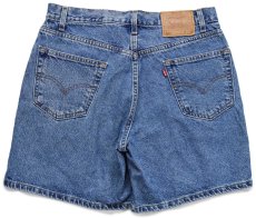 画像2: 00s メキシコ製 Levi'sリーバイス 550 デニム ショートパンツ W34★ショーツ (2)