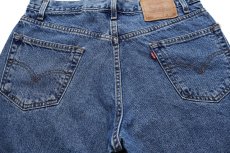 画像4: 00s メキシコ製 Levi'sリーバイス 550 デニム ショートパンツ W34★ショーツ (4)