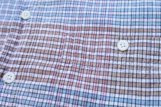 画像5: 90s 417 VAN HEUSEN チェック ボタンダウン 半袖 コットンシャツ XL (5)