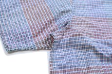 画像6: 90s 417 VAN HEUSEN チェック ボタンダウン 半袖 コットンシャツ XL (6)