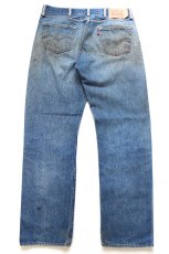 画像3: Levi'sリーバイス 501 ダメージ&汚れ デニムパンツ ヒゲ W38★SDP4528 (3)