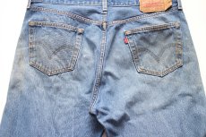 画像6: Levi'sリーバイス 501 ダメージ&汚れ デニムパンツ ヒゲ W38★SDP4536 (6)