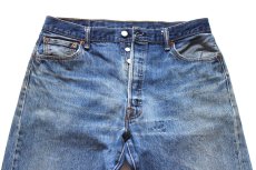 画像4: Levi'sリーバイス 501 ダメージ&汚れ デニムパンツ ヒゲ W38★SDP4529 (4)