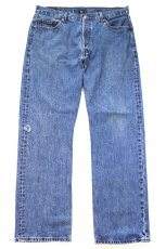 画像2: 00s メキシコ製 Levi'sリーバイス 501 ダメージ デニムパンツ W36 L32★SDP4538 (2)