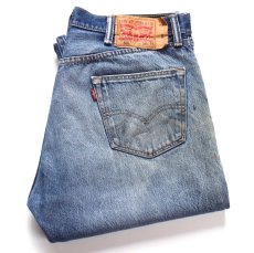 画像1: Levi'sリーバイス 501 ダメージ&汚れ デニムパンツ ヒゲ W38★SDP4537 (1)