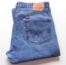 画像1: 00s メキシコ製 Levi'sリーバイス 501 ダメージ デニムパンツ W36 L32★SDP4538 (1)