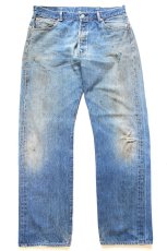 画像2: Levi'sリーバイス 501 ダメージ&汚れ デニムパンツ ヒゲ W38★SDP4532 (2)
