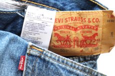 画像5: Levi'sリーバイス 501 ダメージ&汚れ デニムパンツ ヒゲ W38★SDP4529 (5)
