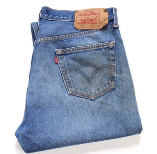 80s USA製 Levi'sリーバイス 501 赤耳 デニムパンツ ヒゲ w27