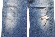 画像7: Levi'sリーバイス 501 ダメージ&汚れ デニムパンツ ヒゲ W38★SDP4529 (7)