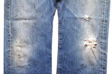 画像7: Levi'sリーバイス 501 ダメージ&汚れ デニムパンツ ヒゲ W38★SDP4530 (7)
