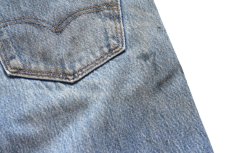 画像6: Levi'sリーバイス 501 ダメージ&汚れ デニムパンツ ヒゲ W38★SDP4532 (6)