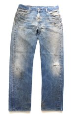 画像2: Levi'sリーバイス 501 ダメージ&汚れ デニムパンツ ヒゲ W38★SDP4527 (2)