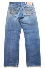 画像3: Levi'sリーバイス 501 ダメージ&汚れ デニムパンツ ヒゲ W38★SDP4529 (3)