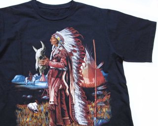 80s USA製 JIMMY'Zジミーズ ウッディワゴン 両面プリント コットンT