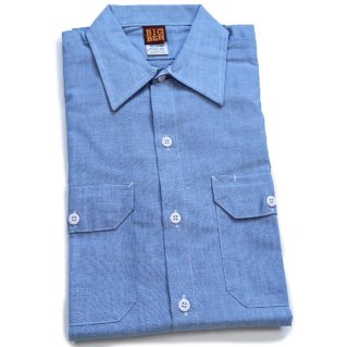 80s USA製 FIVE BROTHERファイブブラザー シャンブレーシャツ M