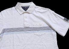 画像3: 90s POLO SPORT ポロ スポーツ ラルフローレン ポケット付き コットン 鹿の子 ポロシャツ 白 M (3)