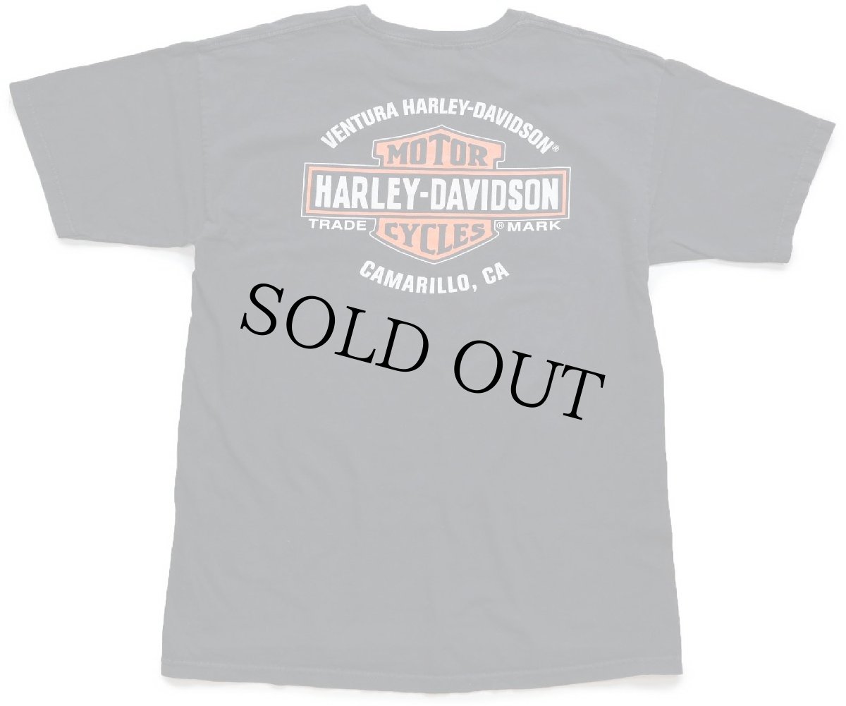 画像3: 00s HARLEY-DAVIDSON ハーレー ダビッドソン WANTED 両面プリント コットンTシャツ 黒 XL (3)