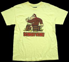 画像2: Nintendo DONKEY KONG ドンキーコング コットンTシャツ 黄 L (2)