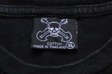 画像5: 00s BRUCE LEE ブルースリー 龍 両面プリント コットンTシャツ 黒 (5)