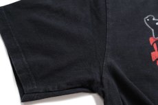画像6: 00s BRUCE LEE ブルースリー 龍 両面プリント コットンTシャツ 黒 (6)