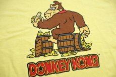 画像4: Nintendo DONKEY KONG ドンキーコング コットンTシャツ 黄 L (4)