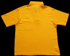 画像2: 90s USA製 Championチャンピオン Tulsa 刺繍 ポロシャツ 濃黄 L (2)