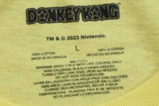 画像5: Nintendo DONKEY KONG ドンキーコング コットンTシャツ 黄 L (5)