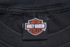 画像5: HARLEY-DAVIDSON ハーレー ダビッドソン 両面プリント コットンTシャツ 黒 (5)