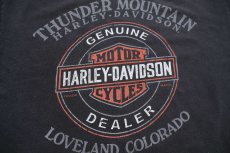 画像4: HARLEY-DAVIDSON ハーレー ダビッドソン 両面プリント コットンTシャツ 黒 (4)