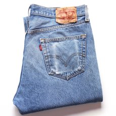 画像1: 00s Levi'sリーバイス 501 ペンキ飛び デニムパンツ ヒゲ W36★SDP4541 (1)