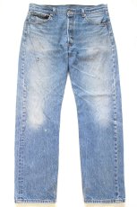 画像2: 00s Levi'sリーバイス 501 ペンキ飛び デニムパンツ ヒゲ W36★SDP4541 (2)