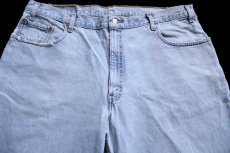 画像4: 00s Levi'sリーバイス 570 デニムパンツ アイスブルー W40 L32 (4)