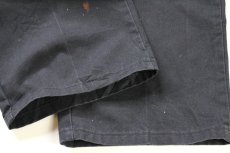 画像8: Dickiesディッキーズ ペンキ飛び カーゴ ワークパンツ 黒 W42 L32★03 (8)