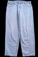 画像2: 00s Levi'sリーバイス 570 デニムパンツ アイスブルー W40 L32 (2)