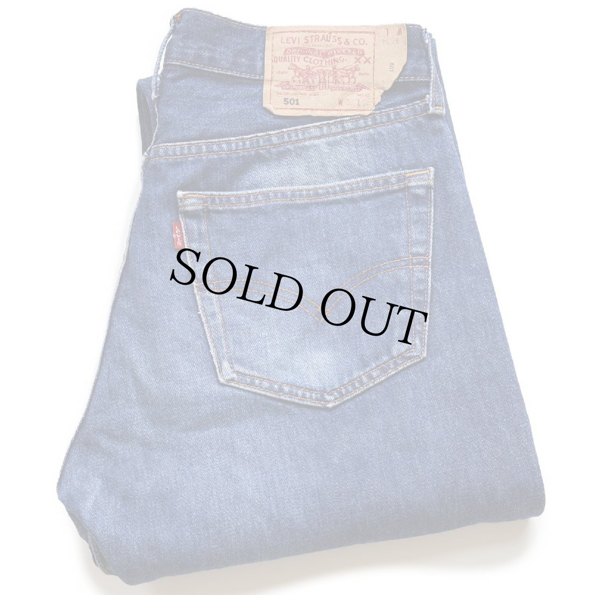 画像1: 00s スペイン製 Levi'sリーバイス 501 デニムパンツ W32★218 ユーロ (1)