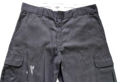 画像4: Dickiesディッキーズ ペンキ飛び カーゴ ワークパンツ グレー W38 L34★04 (4)