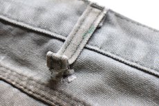 画像9: Dickiesディッキーズ ペンキ飛び&ダメージ&汚れ ダック地 ペインターパンツ ボロ モスグリーン W38 L30★09 (9)