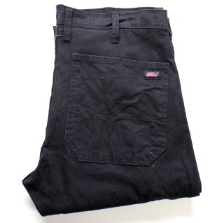 80s USA製 Dickiesディッキーズ ワークパンツ 紺 W34 L30☆874