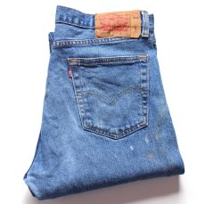画像1: Levi'sリーバイス 501 '93 ペンキ飛び ストレッチ デニムパンツ W34 L32★SDP4555 (1)