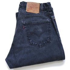 画像1: 00s Levi'sリーバイス 505 ブラック デニムパンツ フェード W36 L32 (1)