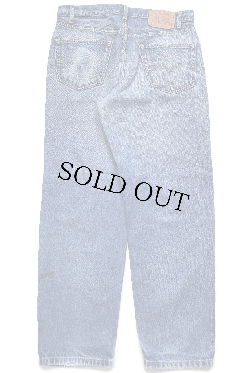 画像4: 00s Levi'sリーバイス 550 ペンキ飛び デニムパンツ ヒゲ W34 L30 (4)
