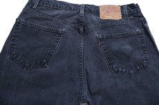 画像5: 00s Levi'sリーバイス 505 ブラック デニムパンツ フェード W36 L32 (5)