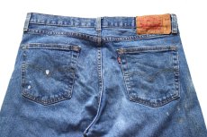 画像5: Levi'sリーバイス 501 '93 ペンキ飛び ストレッチ デニムパンツ W34 L32★SDP4555 (5)
