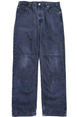 画像2: 00s Levi'sリーバイス 505 ブラック デニムパンツ フェード W36 L32 (2)
