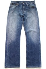 画像2: ハンガリー製 Levi'sリーバイス 501 USED加工 デニムパンツ ヒゲ W32★SDP4563 ユーロ (2)