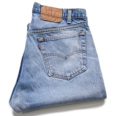 画像1: 80s USA製 Levi'sリーバイス 505 デニムパンツ W35★186 (1)
