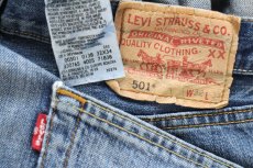 画像5: ハンガリー製 Levi'sリーバイス 501 USED加工 デニムパンツ ヒゲ W32★SDP4563 ユーロ (5)