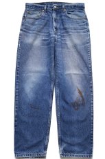 画像3: 00s Levi'sリーバイス 550 ペンキ飛び デニムパンツ ヒゲ W34 L30 (3)